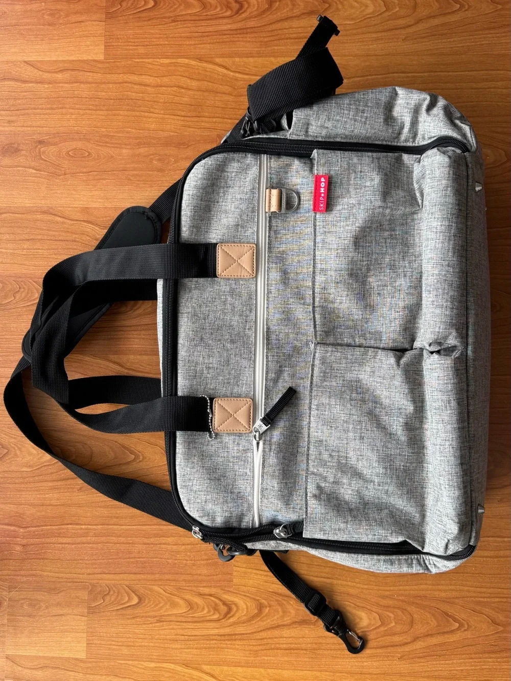 Skip Hop Grey Diaper Weekender Travel Bag